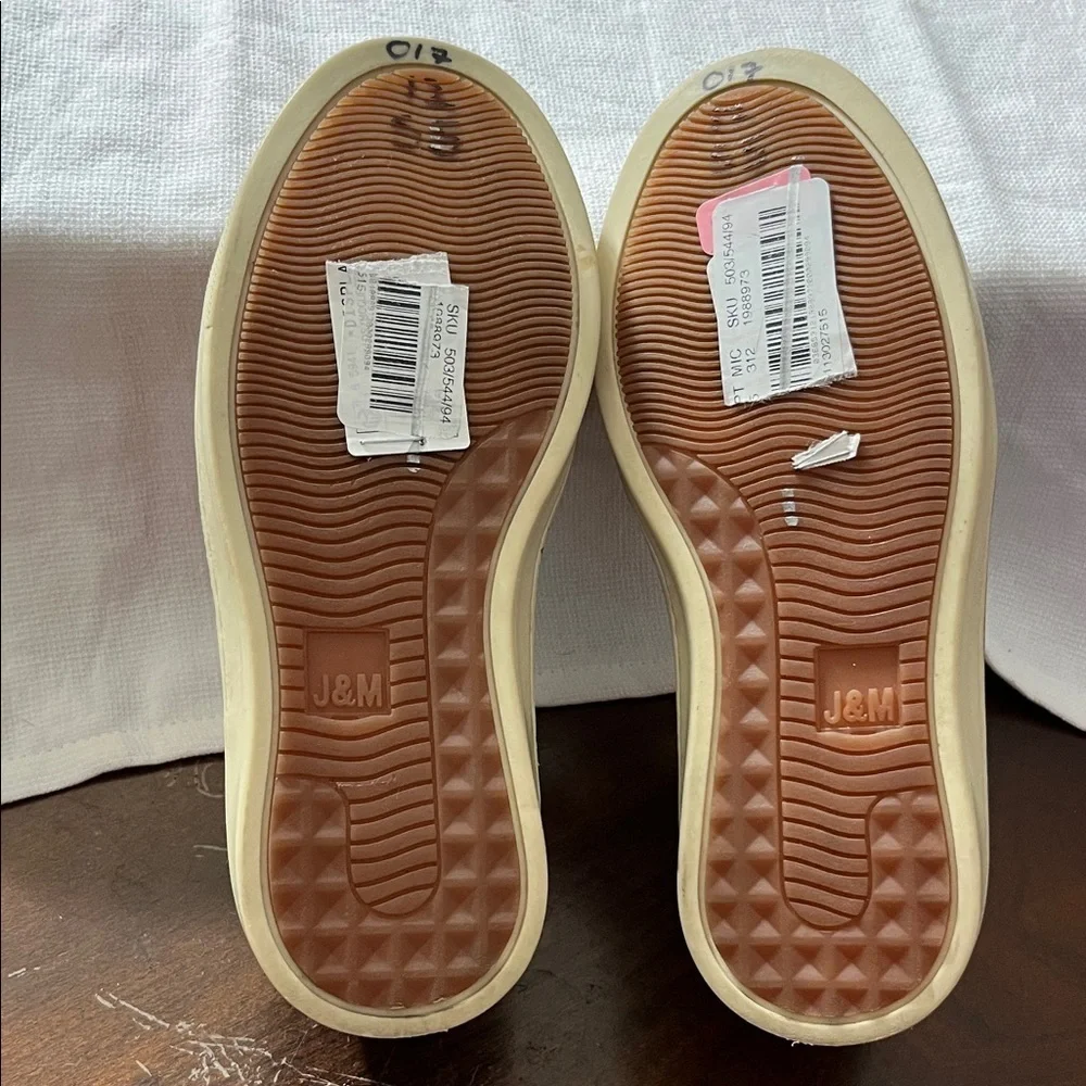 Johnston & Murphy Tan Leather Slip-On Loafers